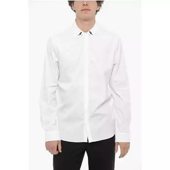 Черно-белая хлопковая рубашка Neil Barrett, Black and White