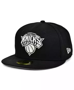 Черно-белая кепка New York Knicks 59FIFTY New Era, черный