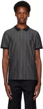 Черно-белая классическая футболка-поло Vivienne Westwood