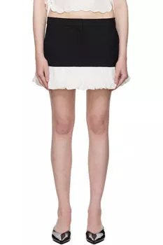 Черно-белая мини-юбка Noah The Garment
