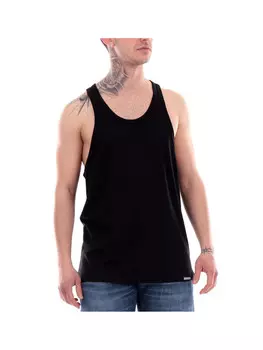 Черно-белая мужская майка Dsquared