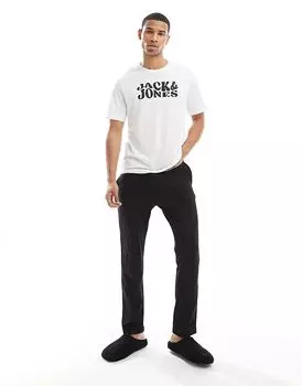 Черно-белая пижама от Jack & Jones
