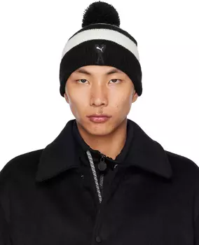 Черно-белая полосатая шапка Puma Edition AMI Alexandre Mattiussi