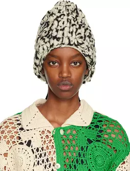 Черно-белая шляпа с петлей Bode