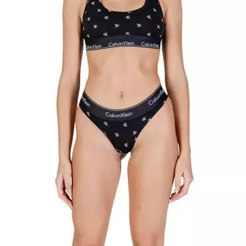 Черно-белое хлопковое нижнее белье Calvin Klein Underwear