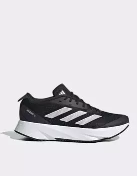 Черно-белые кроссовки Adidas Running Adizero SL