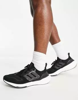 Черно-белые кроссовки adidas Running Ultraboost 22