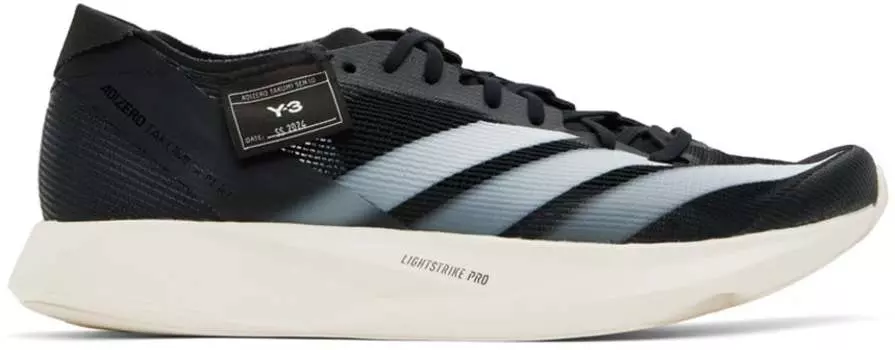 Черно-белые кроссовки Adizero Takumi Sen 10 Y-3