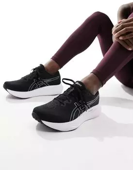 Черно-белые кроссовки Asics Gel-Pulse 15