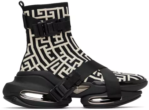 Черно-белые кроссовки B-Bold Balmain