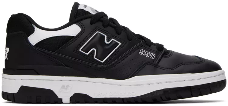 Черно-белые кроссовки BB550 New Balance