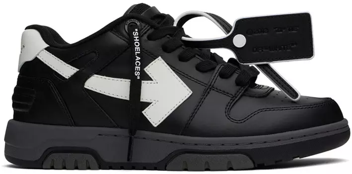 Черно-белые кроссовки для офиса Off-White, черный/белый