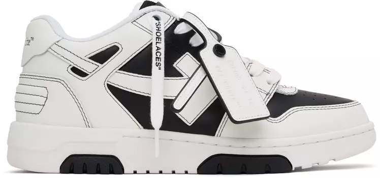 Черно-белые кроссовки для офиса Off-White, черный/белый