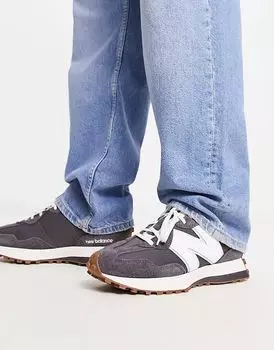 Черно-белые кроссовки New Balance 327
