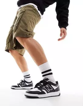 Черно-белые кроссовки New Balance 480