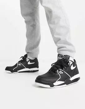 Черно-белые кроссовки Nike Air Flight 89