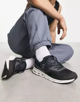 Черно-белые кроссовки ON Cloudrift