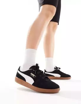 Черно-белые кроссовки PUMA Palermo