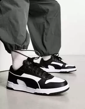 Черно-белые кроссовки Puma Rebound