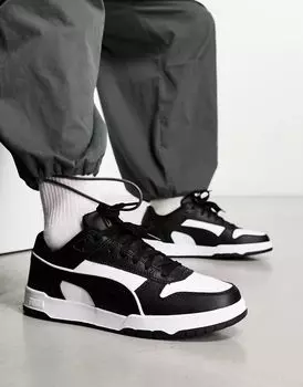 Черно-белые кроссовки PUMA Rebound