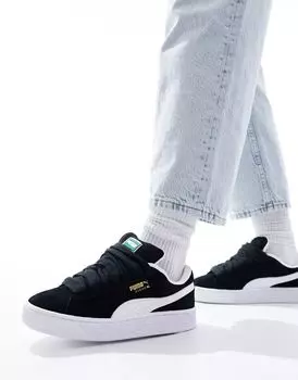 Черно-белые кроссовки PUMA Suede XL