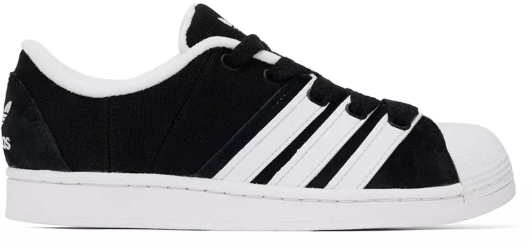 Черно-белые кроссовки Superstar Supermodified adidas Originals