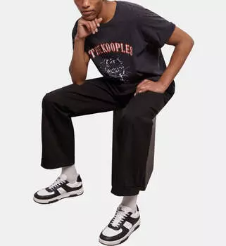 Черно-белые кроссовки THE KOOPLES, черный