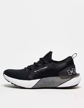 Черно-белые кроссовки Under Armour HOVR Phantom 3 SE