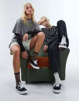 Черно-белые кроссовки Vans Authentic