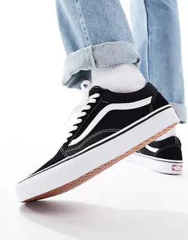 Черно-белые кроссовки Vans Classic Old Skool
