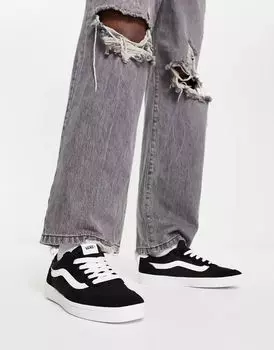 Черно-белые кроссовки Vans Cruze