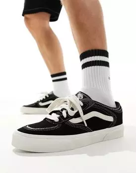 Черно-белые кроссовки Vans Rowley Classic