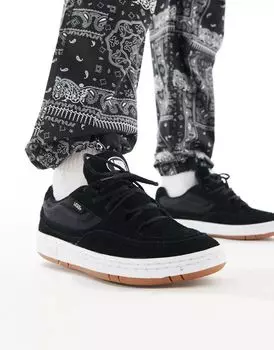 Черно-белые массивные кроссовки Vans Speed