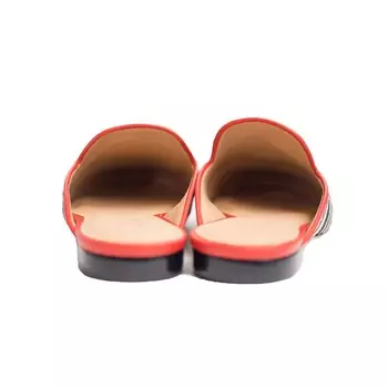 Черно-белые мюли из телячьей шерсти Zahara HOUSE OF ZALO