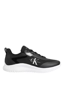 Черно-белые мужские кроссовки EVA RUNNER LOW LACE ML MIX Calvin Klein, черно-белый