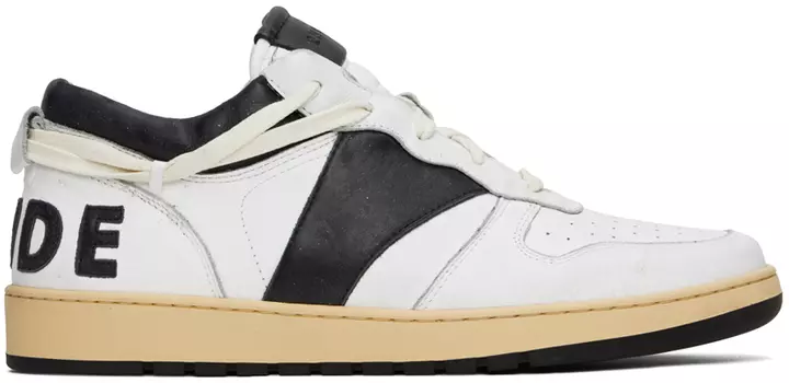 Черно-белые низкие кеды Rhecess Rhude