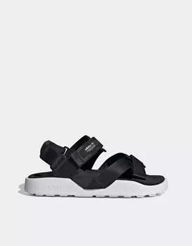 Черно-белые сандалии adidas Originals Adilette ADV