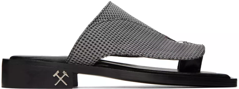 Черно-белые сандалии Kaan GmbH