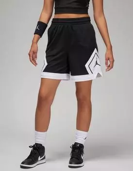 Черно-белые шорты с бриллиантами Jordan Sport