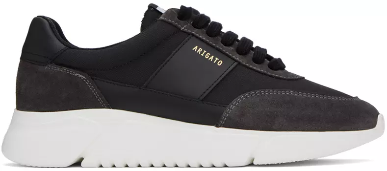 Черно-белые винтажные кроссовки Genesis Axel Arigato