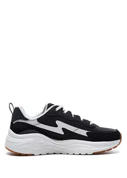 Черно-белые женские кроссовки d'lites jogger Skechers