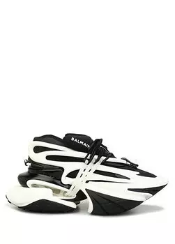 Черно-белые женские кроссовки unicorn Balmain