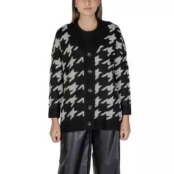 Черно-белый акриловый кардиган Vero Moda