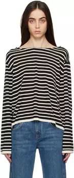 Черно-белый свитер Casey KHAITE