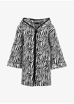 Черно-белый женский кардиган Selen