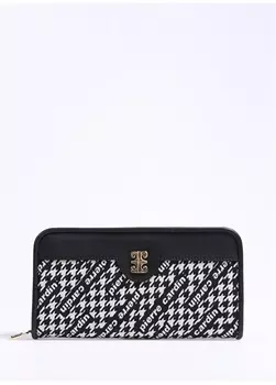 Черно-белый женский портфель Pierre Cardin