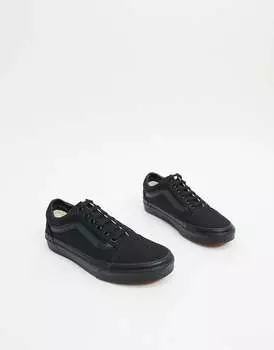 Черно-черные кроссовки Vans Old Skool