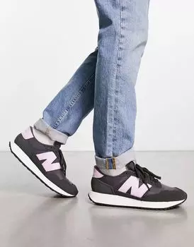 Черно-фиолетовые кроссовки New Balance 237