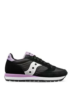 Черно-фиолетовые женские кроссовки из воловьей кожи S1044-687 Saucony, черный