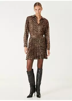 Черно-коричневая женская юбка Network